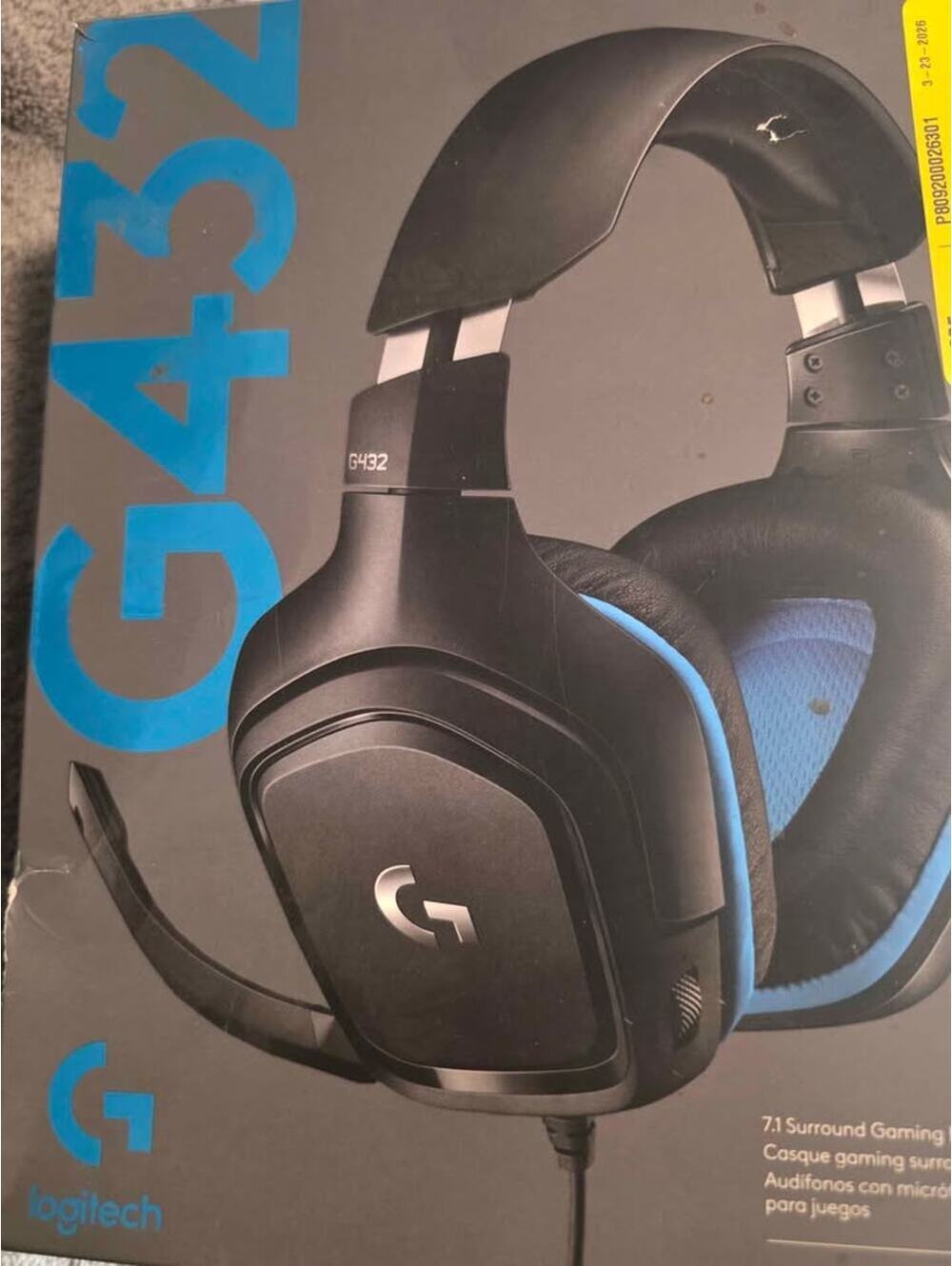 PRE-HOLIDAY SALE!!! Logitech G432 Wired Gaming Headset 7.1 Surround Sound
